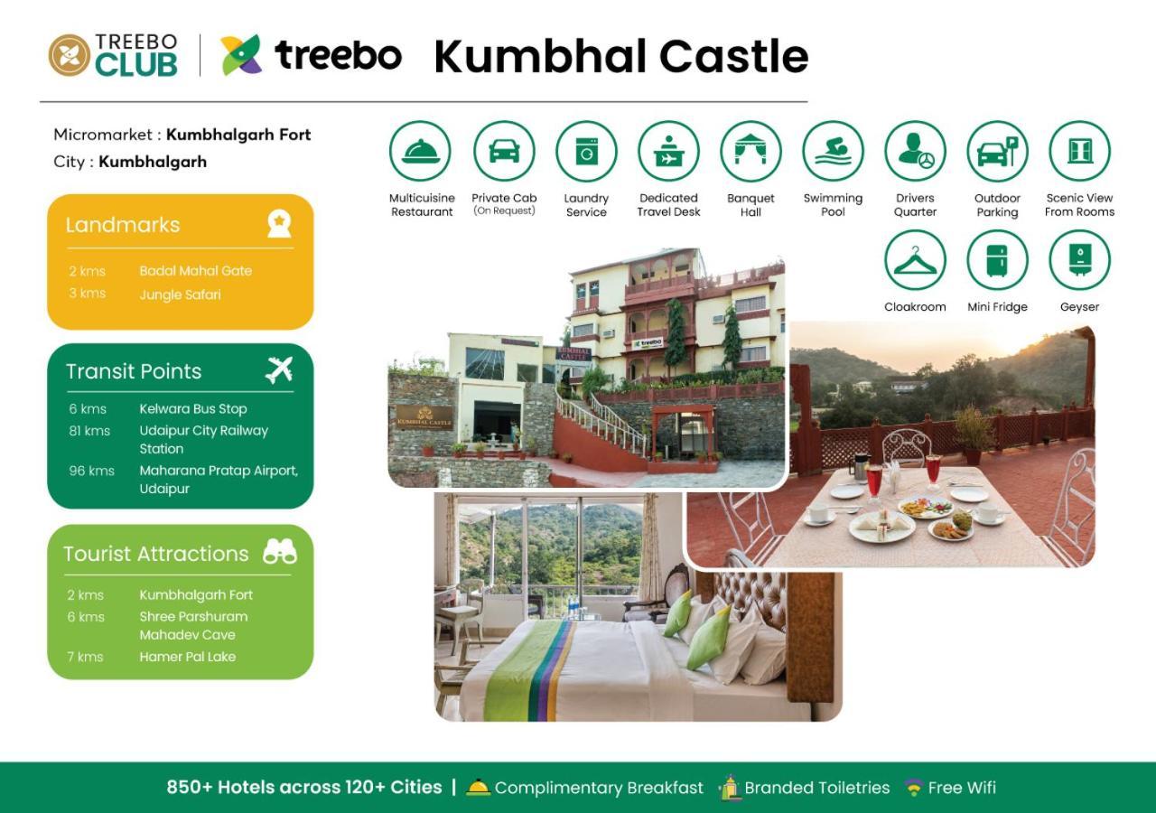 Treebo Kumbhal Castle, 2 Km From Kumbalgarh Fort Kumbhalgar Kültér fotó